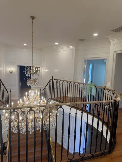 Custom hardwood staircase by SHS Hardwood Flooring