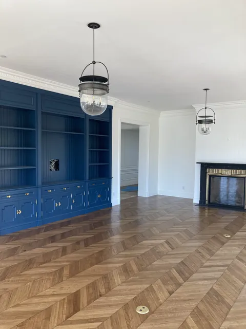 Herringbone hardwood flooring by SHS Hardwood Flooring