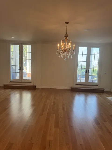 Refinished hardwood floor